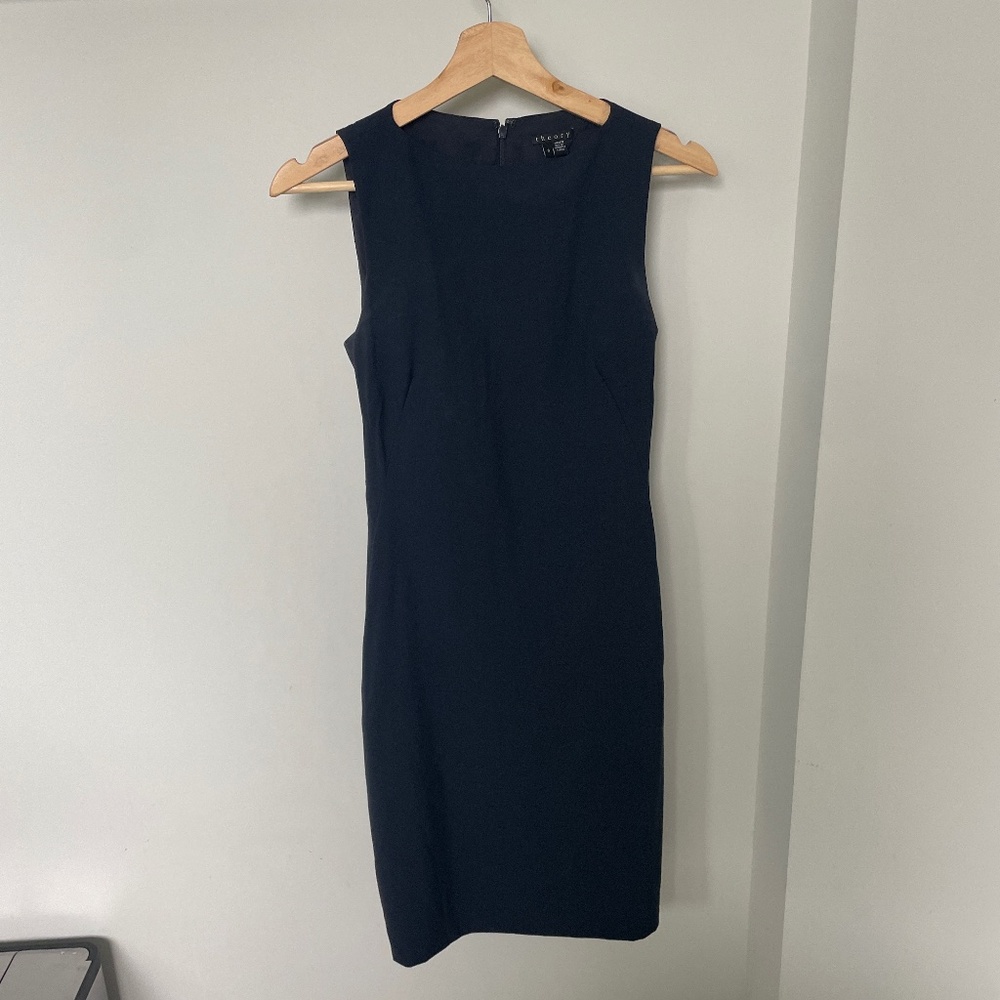 Theory Betty navy dress